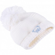Шапочка Luvena Fortuna тепла для дівчаток з помпоном (G8528 F) Шапочка Luvena Fortuna тепла для дівчаток з помпоном (G8528 F)