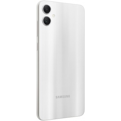 Смартфон Samsung Galaxy A05 (A055) 6.7&quot; 4/128ГБ, 2SIM, 5000мА•год, сріблястий