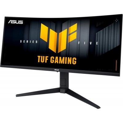 Монітор Asus 34" TUF Gaming VG34WQML5A 2xHDMI, 2xDP, 3xUSB, MM, VA, 3440x1440, 21:9, 250Hz, 0.5ms, sRGB 130%, CURVED, AdaptiveSync, HAS, HDR400