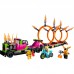 Конструктор LEGO City Stuntz Завдання із каскадерською вантажівкою та вогняним колом