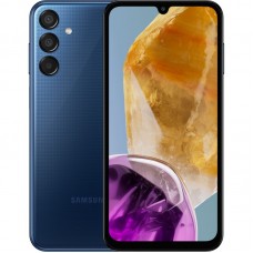 Смартфон Samsung Galaxy M15 5G (M156) 6.6" 4/128ГБ, 2SIM, 6000мА•год, синій темний Смартфон Samsung Galaxy M15 5G (M156) 6.6" 4/128ГБ, 2SIM, 6000мА•год, синій темний