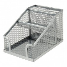 Підставка для дрібниць Axent 100x143x100мм, wire mesh, silver (2118-03-A) Підставка для дрібниць Axent 100x143x100мм, wire mesh, silver (2118-03-A)
