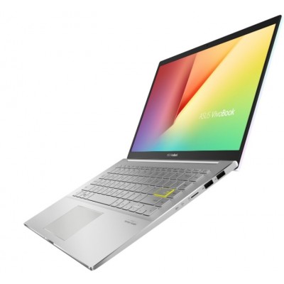 Ноутбук ASUS Vivobook S S433EQ-AM260 14FHD IPS/Intel i5-1135G7/8/256F/NVD350-2/noOS/White