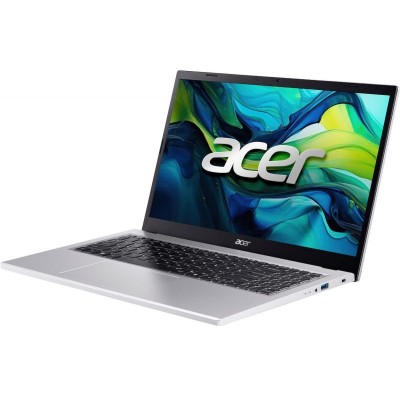 Ноутбук Acer Aspire Go AG15-41P 15.6" FHD IPS, AMD R5-7535HS, 16GB, F512GB, UMA, Lin, сріблястий