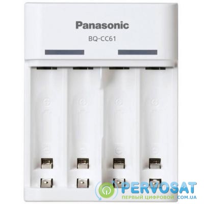 Зарядное устройство для аккумуляторов PANASONIC Basic USB Charger+eneloop 4AA 1900 mAh (K-KJ61MCC40USB)