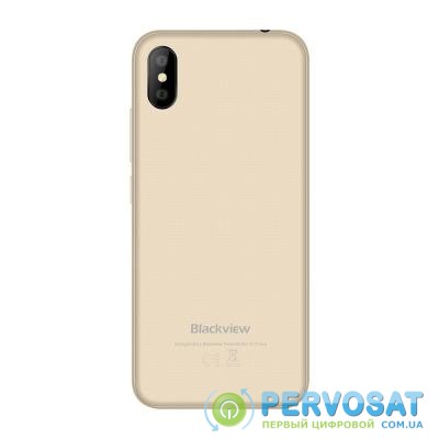 Мобильный телефон Blackview A30 2/16GB Gold (6931548305545)