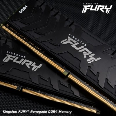 Пам'ять до ПК Kingston DDR4 3200 8GB FURY Renegade Black