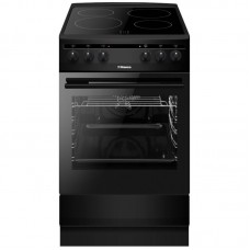 Плита Hansa електрична склокерамічна, 50х60см, 65л, чорний