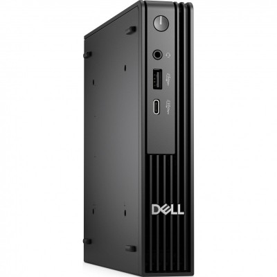 Комп'ютер персональний неттоп DELL Pro Micro, Intel i3-14100T, 16GB, F512GB, UMA, WiFi, кл+м, Lin