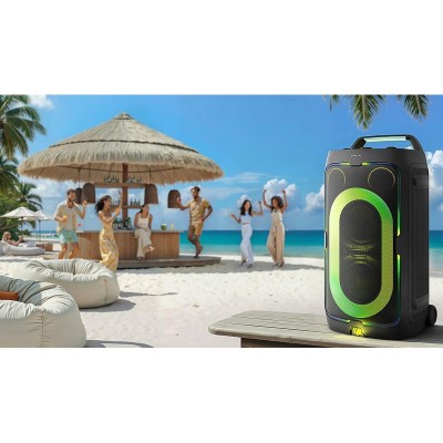 Акустична система Samsung MX-ST50F 240Вт, 2.0, BT, USB, 3.5 Mini Jack, IPX4, Party Lights+, SBC, AAC, чорний Акустична система Samsung MX-ST50F 240Вт, 2.0, BT, USB, 3.5 Mini Jack, IPX4, Party Lights+, SBC, AAC, чорний