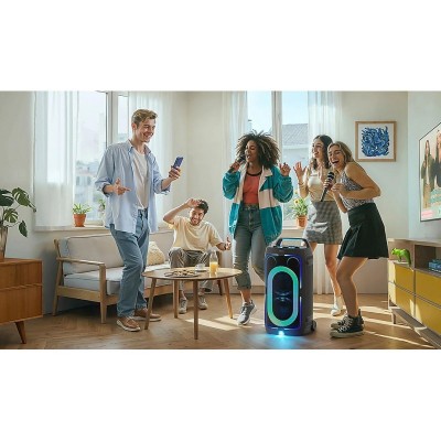 Акустична система Samsung MX-ST50F 240Вт, 2.0, BT, USB, 3.5 Mini Jack, IPX4, Party Lights+, SBC, AAC, чорний Акустична система Samsung MX-ST50F 240Вт, 2.0, BT, USB, 3.5 Mini Jack, IPX4, Party Lights+, SBC, AAC, чорний