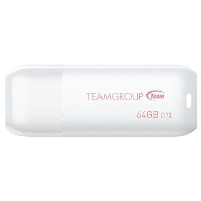 USB флеш накопитель Team 64GB C173 Pearl White USB 2.0 (TC17364GW01)