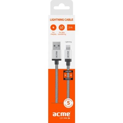 Дата кабель USB 2.0 AM to Lightning CB03-2 ACME (4770070877692)