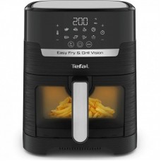 Мультипіч Tefal Easy Fry&Grill Window, 1550Вт, чаша-4.2л, сенсорне керув., 8 програм, пластик, чорний Мультипіч Tefal Easy Fry&Grill Window, 1550Вт, чаша-4.2л, сенсорне керув., 8 програм, пластик, чорний