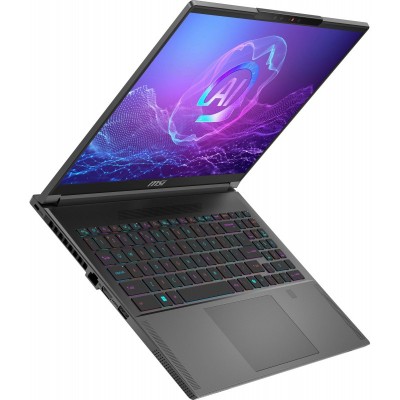 Ноутбук MSI Creator A16 AI+ A3XVGG 16 UHD, Ryzen AI 9 HX 370, 32GB, F2TB, NVD4070-8, W11P, сірий