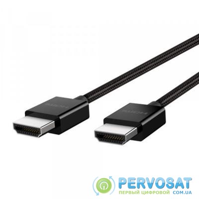 Кабель мультимедийный HDMI to HDMI 1.0m V2.1 Belkin (AV10176BT1M-BLK)