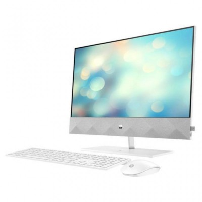 Персональний комп'ютер-моноблок HP Pavilion 23.8FHD/Intel i5-10400T/8/256F/int/kbm/DOS/White