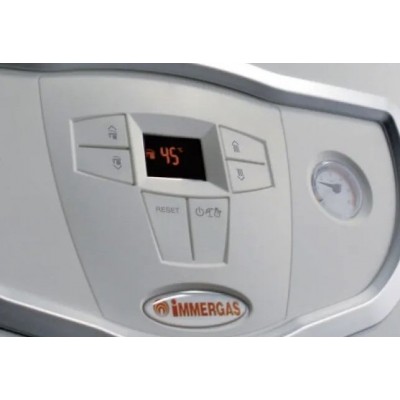 Котел газовий Immergas Mini Eolo 28 3 E двоконтурний турбований 28кВт з димоходом 71.MT7.00.36 в комплекті