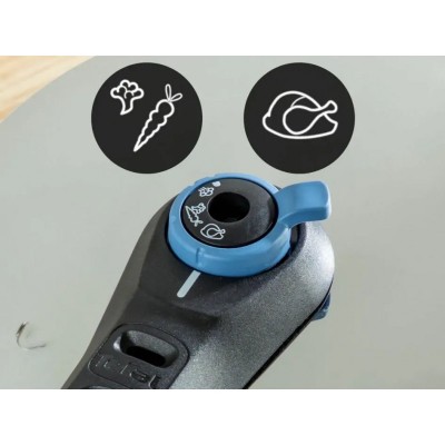 Скороварка Tefal Secure Trendy, 6л, з паровим кошиком, нержавіюча сталь, пластик
