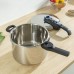 Скороварка Tefal Secure Trendy, 6л, з паровим кошиком, нержавіюча сталь, пластик