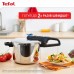 Скороварка Tefal Secure Trendy, 6л, з паровим кошиком, нержавіюча сталь, пластик