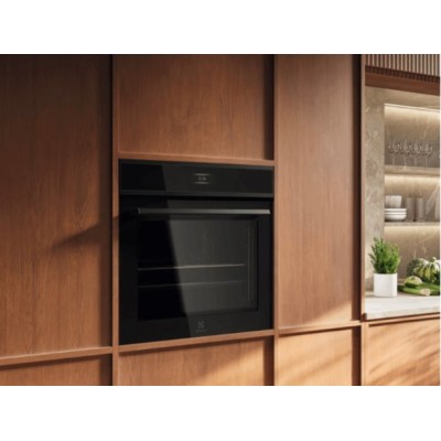 Духова шафа Electrolux електрична, 72л, A+, дисплей, конвекція, піроліз, телескопічні напрямні, чорний