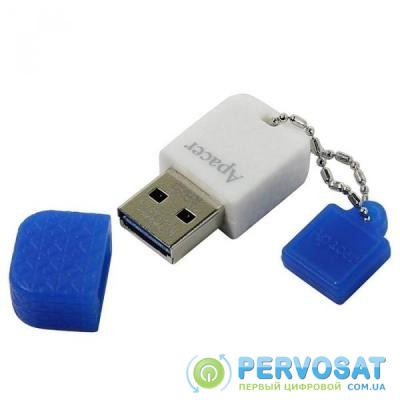 USB флеш накопитель Apacer 32GB AH154 white/blue USB 3.0 (AP32GAH154U-1)