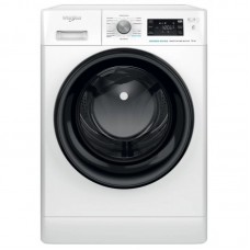 Пральна машина Whirlpool фронтальна, 10кг, 1400, A+++, 60см, дисплей, пара, інвертор, люк чорний, білий