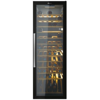Холодильник Candy для вина, 146x49х55, холод.відд.-198л, зон - 1, бут-82, ST, дисплей, чорний