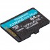 Карта пам'яті Kingston microSD   64GB C10 UHS-I U3 A2 V30 R200MB/s