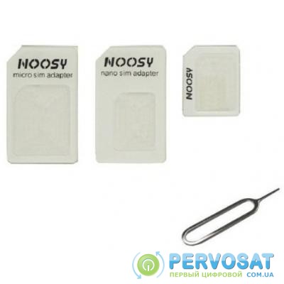 Адаптер для SIM-карт NOOSY Adapter Nano SIM for all size (19712 / 15514)