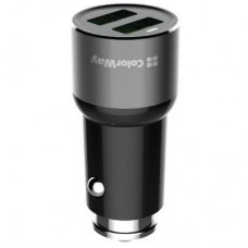 Зарядний пристрій ColorWay 2USB AUTO ID 3.6A (18W) black (CW-CHA010-BK) Зарядний пристрій ColorWay 2USB AUTO ID 3.6A (18W) black (CW-CHA010-BK)