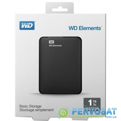 Внешний жесткий диск 2.5" 1TB WD (WDBUZG0010BBK-WESN)