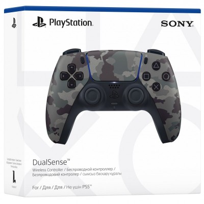 Геймпад PlayStation 5 Dualsense BT, Grey Cammo