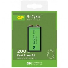 Аккумулятор GP Крона ReCyko+ 200mAh (20R8HBE-U1) Аккумулятор GP Крона ReCyko+ 200mAh (20R8HBE-U1)