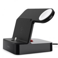 Зарядний пристрій Belkin PowerHouse iWatch( 1A) + iPhone (2.4A) , Black (F8J237VFBLK) Зарядний пристрій Belkin PowerHouse iWatch( 1A) + iPhone (2.4A) , Black (F8J237VFBLK)