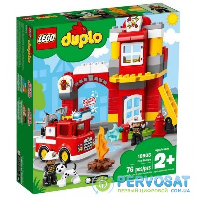 Конструктор LEGO DUPLO Пожарное депо 76 деталей (10903)