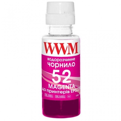 Чернила WWM HP GT52 100г Magenta, для Ink Tank 115/315/319 (H52M)