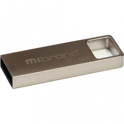 USB флеш накопитель Mibrand 4GB Shark Silver USB 2.0 (MI2.0/SH4U4S)