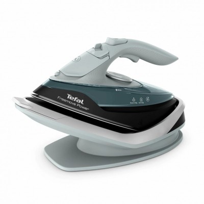 Праска Tefal безпровідна Freemove Power, 2600Вт, 250мл, паровий удар -220гр, постійна пара - 40гр, база для заряджання, автовимкнення, керам. підошва, зелений