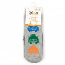 Шкарпетки Bross махрові з машинками (21348-3B-gray) Шкарпетки Bross махрові з машинками (21348-3B-gray)