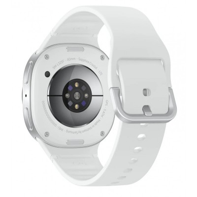 Смарт-годинник Samsung Galaxy Watch 8 40мм e-SIM (L325) 1.34", 438x438, sAMOLED, BT 5.3, NFC, 2/32ГБ, сріблястий