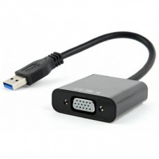 Перехідник USB3.0 - VGA Cablexpert (AB-U3M-VGAF-01) Перехідник USB3.0 - VGA Cablexpert (AB-U3M-VGAF-01)