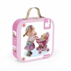 Набір з 4 пазлів Janod Лілу грає з ляльками J02881 Набір з 4 пазлів Janod Лілу грає з ляльками J02881