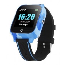 Телефон-годинник з GPS трекером GOGPS T01 Термометр сині