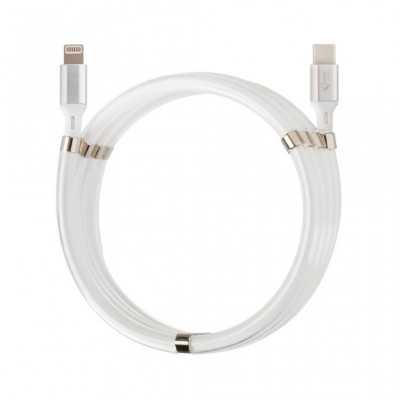 Дата кабель USB Type-C to Lightning KZ-UC001 Super White Krazi (00000079676)