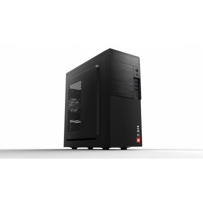 Корпус 2E ALFA (E1903U-400) з БЖ 2EATX400, MidT,2xUSB2.0,1xUSB3.0,сталь (бічна панель), без БЖ,чорний