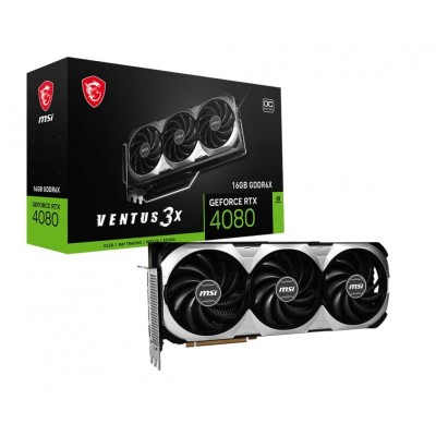 Відеокарта MSI GeForce RTX 4080 16GB GDDR6X VENTUS 3X E OC