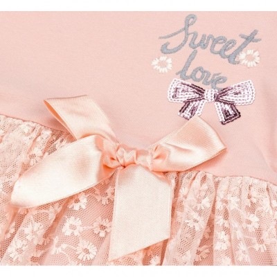 Плаття Breeze з мереживною спідницею (10548-98G-pink)