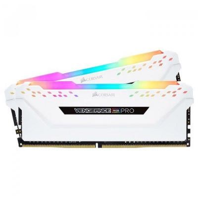 Модуль памяти для компьютера DDR4 16GB (2x8GB) 3000 MHz Vengeance RGB PRO CORSAIR (CMW16GX4M2C3000C15W)